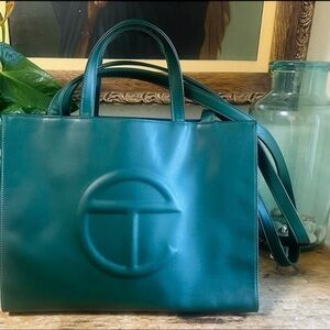 Telfar Dark Green Tote Bag (LIKE-NEW)